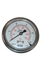 گیج فشار ویکا صفحه 63 میلی متر کانکشن برنجی از پشت  با رنج 25-0 بار