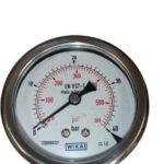 گیج فشار ویکا صفحه 63 میلی متر کانکشن برنجی از پشت  با رنج 40-0 بار