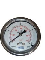گیج فشار ویکا صفحه 63 میلی متر کانکشن برنجی از پشت  با رنج 40-0 بار