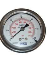گیج فشار ویکا صفحه 63 میلی متر کانکشن برنجی از پشت  با رنج 60-0 بار