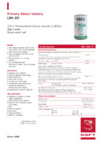 باتری لیتیومی Saft مدل LSH 20 سایز D ولتاژ 3.6V ظرفیت 13000 میلی آمپر ساعت - Image 3